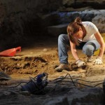 Researchers resume works at the base of an altar found in the former convent of St. Ursula